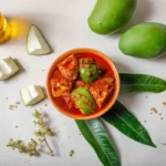 Mamidikaya Pachadi (Raw Mango Pickle)
