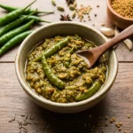 Pachi Mirchi Pachadi (Green Chilli Pickle)
