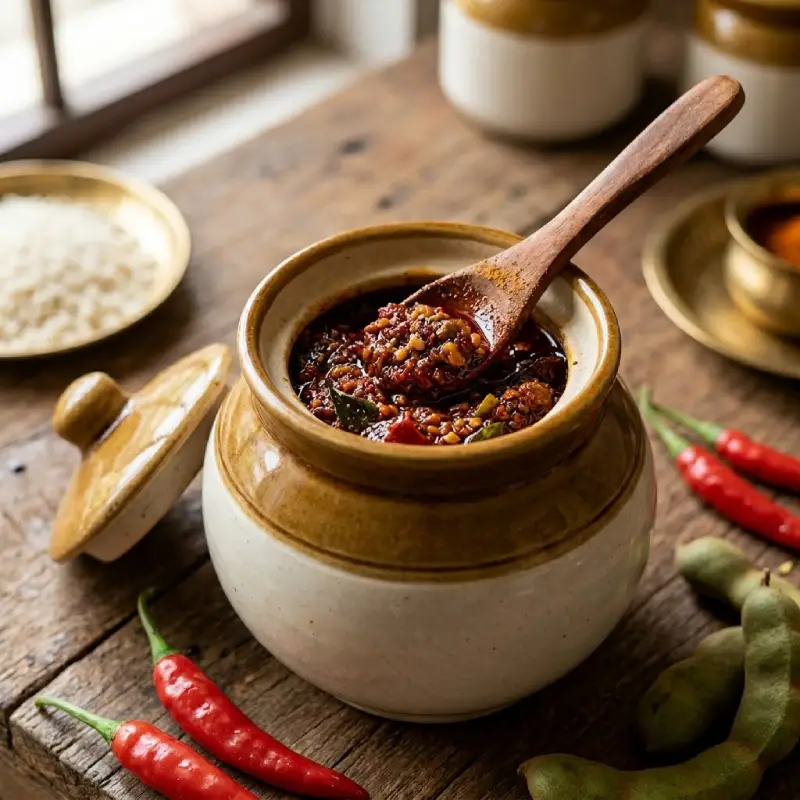 Pandu Mirapakaya Chintakaya Pachadi (1)